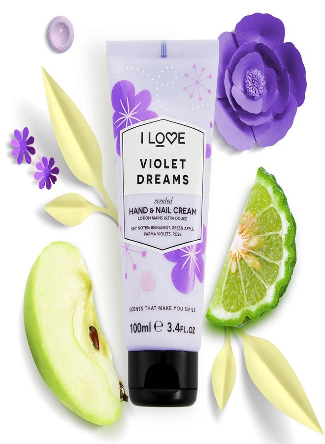 I Love Cosmetics Hand and Nail Cream Bundle - Glazed Raspberry, Violet Dreams, English Rose, Vanilla Milk, and Exotic Fruit Hand Cream - 5 pc - Image 2